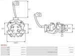 For Starter SBH9001 Holder, Carbon Brushes. Fixed Price $16.33.