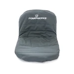 Powerworks Weatherproof Deluxe Riding Lawn Mower Seat Cover, Medium, Black. Fixed Price $31.79.