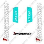 Fits Jungheinrich Eks 314 Decal Kit Forklift Order Picker - 7 Year 3M Vinyl!. Fixed Price $59.95.