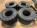 Set Of (8) 5.00-8 Tires Globestar Solid Forklift , Rim 3.00D-8 New. Fixed Price $395.00.