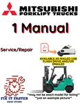Mitsubishi FBC25N Electric Forklift Service Repair Manual Pdf Usb. Fixed Price $30.00.