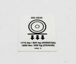 / 97693GT Oem Genie Decal Label Wheel Load 2632. Fixed Price $34.00.