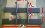 2773312 Clark Forklift Weld Bracket Carriage Bar Hanger 2774850. Fixed Price $1200.00.