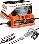 Fast 12V 40A LIFEPO4 Charger Forklift Scrubber Boat Atv Pallet Jack Go Kart Rv. Fixed Price $129.95.