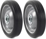 Ar-pro (2-PACK) 5" X 1.2" Flat Free Solid Rubber Wheel Assemblies Replaceme.... Fixed Price $30.90.