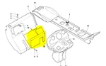 Lower Dash Board Telehandler, Jlg, Lull, Terex, Genie All Terrain Forklift BB8. Fixed Price $24.50.