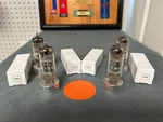 Quad Of Beckman Holland 7062 Tubes - Amplitrex Tested See Pics For Scores. Fixed Price $164.50.
