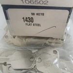 Ilco 1430 Flat Steel Key Blanks 50 Per Box- Packages Of 10 Each. Fixed Price $20.00.