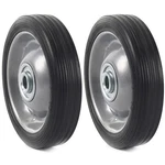 Ar-pro (2-PACK) 5" X 1.2" Flat Free Solid Rubber Wheel Assemblies Replaceme.... Fixed Price $28.12.