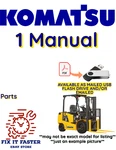 Komatsu FG45ST-7 Forklift Parts Manual Pdf Usb. Fixed Price $30.00.