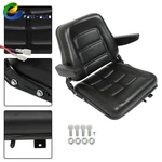 Pvc Tractor Seat Foldable W/ Armrests & Safety Switch Universal Forklift. Fixed Price $75.67.