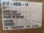 DQ912-4800-14 Delta Charger. Fixed Price $649.99.