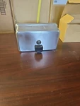 Asi Horizontal Soap Dispenser Stainless Steel Wall Mount America Special 10-0345. Fixed Price $30.00.