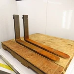 Kenhar K-547 Class Ii 16" Tapered Forklift Forks W/ Latches 35-1/2X4" Set Of. Fixed Price $257.71.