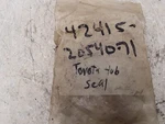 Toyota Hub Seal 42415-20540-71. Fixed Price $25.00.