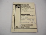 Original Hyster Spacesaver S20A S25A S30A Forklift Parts Manual 1980. Fixed Price $115.91.