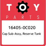 16405-0C020 Toyota Cap Sub-assy, Reserve Tank 164050C020, New Genuine Oem Part. Fixed Price $20.51.