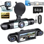 360 4 Channel 1080P Hd Car Dash Front And Rear Inside Left Right + Camera. Fixed Price $28.00.