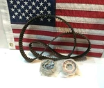 Timing Belt Kit Fits Tennant 9010559 & Pulleys 9010552 9010556. Fixed Price $166.53.