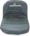 Powerworks Weatherproof Deluxe Riding Lawn Mower Seat Cover, Medium, Black. Fixed Price $36.26.