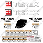 Fits Terex TH1056C Turbo Decal Kit Telehandler - 7 Year Outdoor 3M Vinyl!. Fixed Price $224.95.