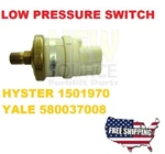 580037008 5800370-08 Yale 1501970 Hyster Fuel Low Pressure Switch PS020. Fixed Price $39.50.