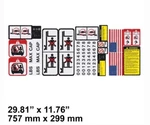 SY1711 New Forklift Safety Decal Kit Osha Compliant. Fixed Price $43.14.