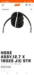 Jlg 1001204389 Oem Hydraulic Hose. Fixed Price $399.99.