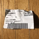 Oem 900488812, Yale, Brake Adjuster Rh Lever. Fixed Price $20.00.