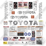 Toyota 7FBEU20 Decal Kit Forklift -aftermarket. Fixed Price $109.95.