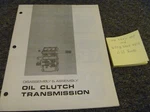 Caterpillar V60 V30B V35B V40B Fork Lift Truck Oil Trans Assem Service Manual. Fixed Price $94.18.