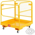 Vevor Forklift Safety Cage Work Platform 36X36 In 1200LBS With Wheels Aerial. Fixed Price $159.90.