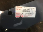 Genuine Toyota Forklift Part # 52544-U2230-71 Guard Mud Lh. Fixed Price $599.99.