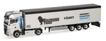 Herpa,man Tgx 4X2 With 3-AXLE Trailer Baumann Knapen, 1/87, HER320085. Fixed Price $68.37.