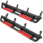 6" Running Boards For 2007-2021 Toyota Tundra Crew Max Nerf Bars Side Steps Red. Fixed Price $279.26.