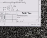 Gehl Telehandler DL12-40 Hydraulic Schematic Manual Diagram. Fixed Price $99.16.