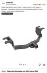 Draw-tite 76326 Class 4 Trailer Hitch, Inch Square Receiver, Compatibl. Fixed Price $100.00.