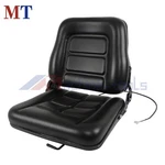 Universal Fold Down Forklift Seat W/ Adjustable Angle Back Micro Switch And Slid. Fixed Price $66.29.