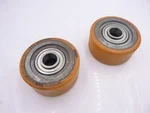 Pack Oem Crown Polyurethane Wheel Assembly 6" X 2.88" 3.15". Fixed Price $129.99.