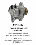 Alternator Fits Toyota 4SG-10 4Y Engine 1994-2005 27070-23001 1002116960 12185. Fixed Price $109.90.