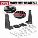 2PCS Universal Mounting Brackets Aluminum Alloy Side Rotating Led Work Light Bar. Fixed Price $6.64.