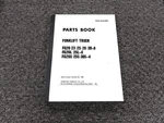 Komatsu FG23-8 FG28-8 FG20L-8 FG20S-4 Forklift Truck Parts Catalog Manual. Fixed Price $209.30.
