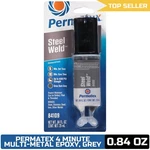 Permatex 84109 Permapoxy Minute Multi-metal Epoxy, 0.84 Oz. Grey. Fixed Price $14.97.