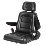 Thickened Universal Forklift Seat With Safety Belt, Adjustable Backrest & Arm.... Fixed Price $214.79.