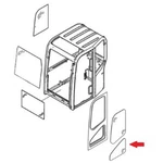 7006014 Lower Door Window Glass Fits Bobcat Excavators E60 E62 E63 E80 E85. Fixed Price $52.99.