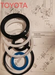 Toyota 04655-20121-71 Tilt Cylinder Overhaul Kit Oem Quality (usa). Fixed Price $82.00.