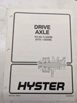 Hyster Drive Axle H70-120XM 1466247 1400 Srm 731 1999 Service Manual Shop Book. Fixed Price $24.75.
