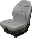 Fits Caterpillar 904B Wheel Loader Seat & Mechanical Suspension - Gray Vinyl. Fixed Price $639.00.