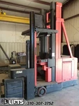 Raymond SA-CSR30T Man-up Swing Reach Turret Truck Forklift 154/298" Mast 3,000LB. Fixed Price $39950.00.