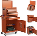 Goplus Chest, 5 Drawers Rolling Cabinet With Detachable Top Toolbox,. Fixed Price $166.50.